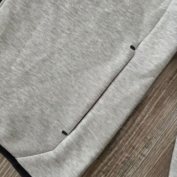 Nike Tech Fleece Windrunner Jacket Heather Grey Black Men's Medium M Hoodie New - Picture 9 of 16